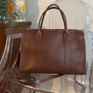 🌟Retired🌟Lotuff Leather # 9 Satchel, EUC